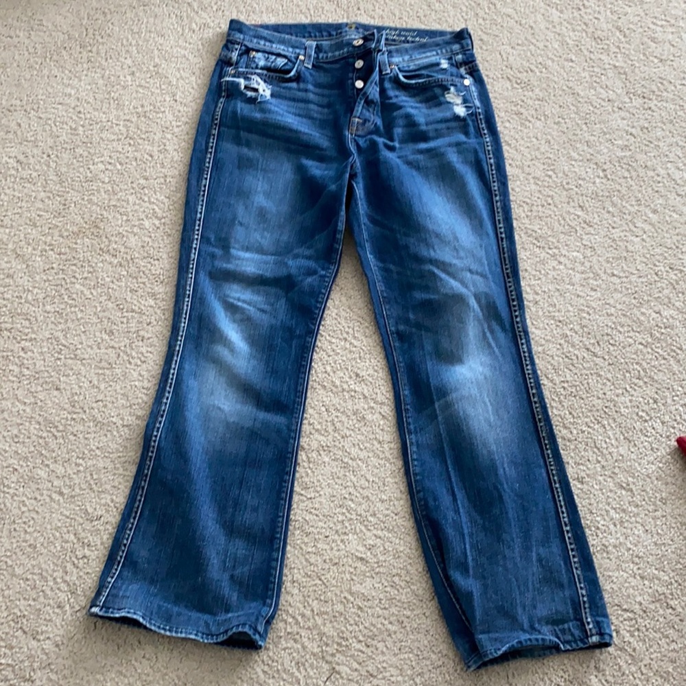 High waist vintage bootcut 7 jeans